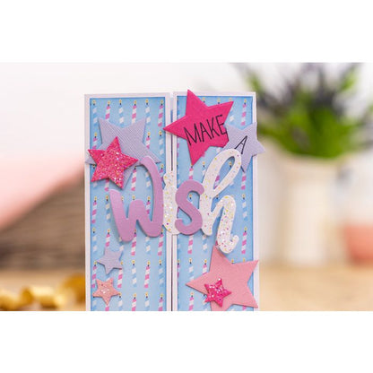 Gemini Gatefold Stamp & Die Set ~ Make A Wish