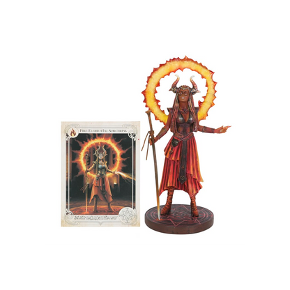 Fire Elemental Sorceress Figurine by Anne Stokes