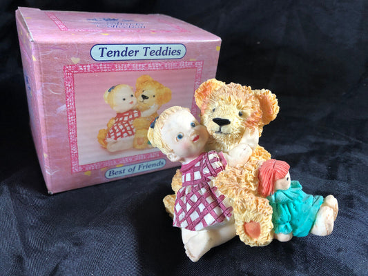 Leonardo Tender Teddies Collection Figurine ~ Best Friends