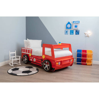 Pixel Kids Multi Coloured 3 Tier Storage Unit with Pine Wood Frame