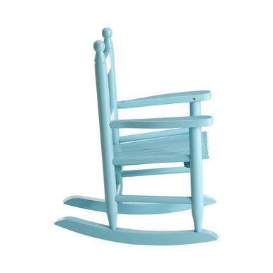 Kids Blue Wooden Rocking Chair