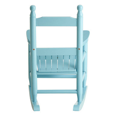 Kids Blue Wooden Rocking Chair