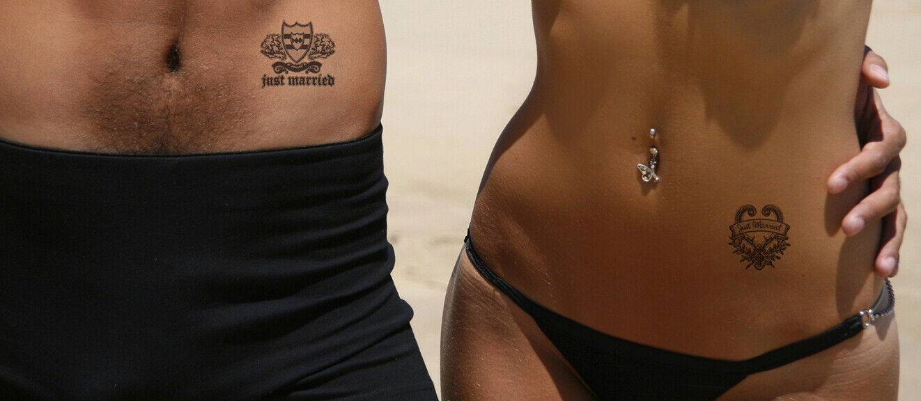 Groom Just Married Tattoo