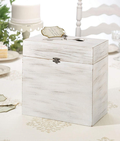 Wedding Wishes Wooden Key Card Box