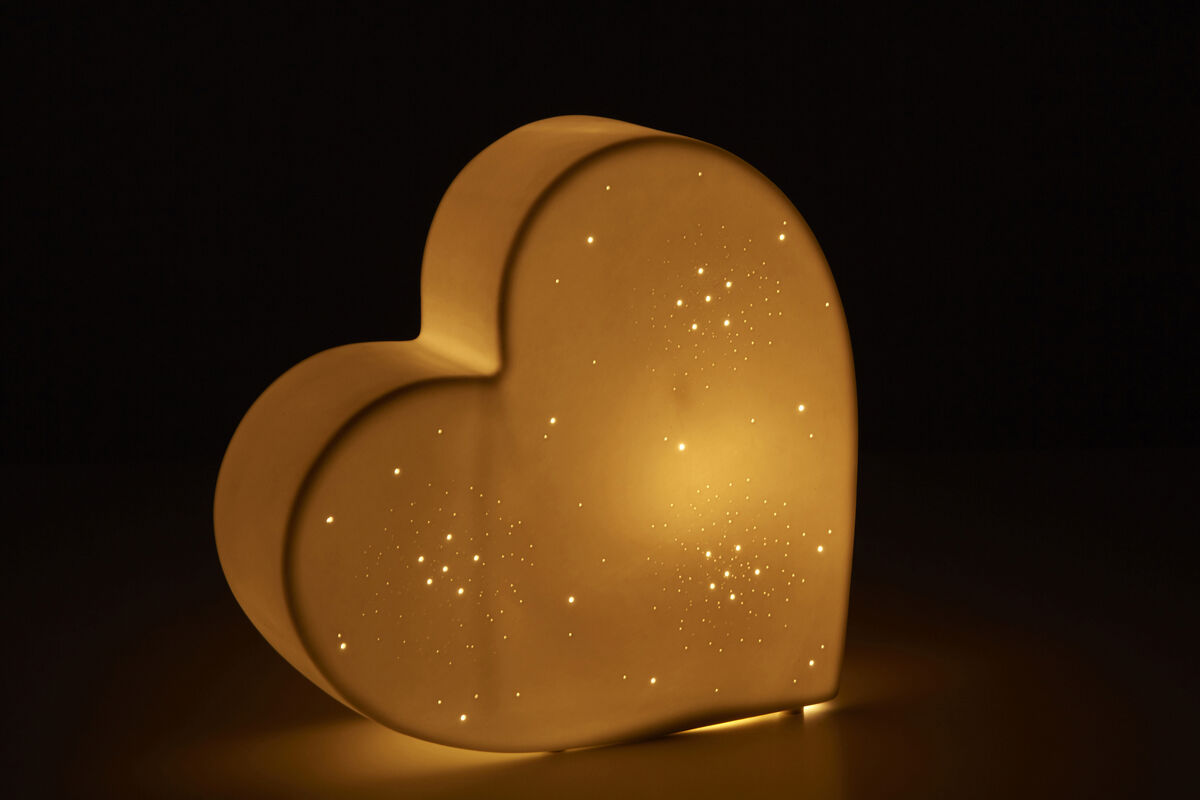 Kids Heart Ceramic Night Light | Ola