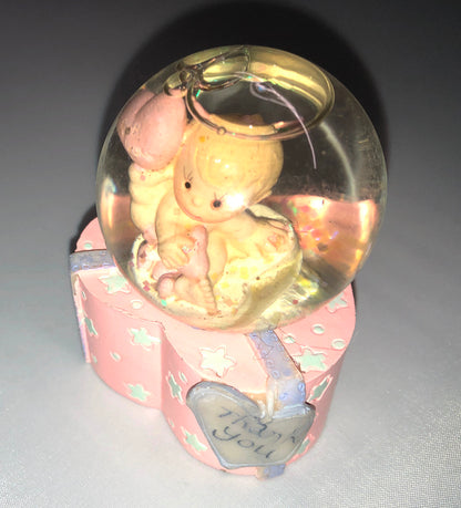 Pretty Parcel Baby Glitter Ball on Heart Base