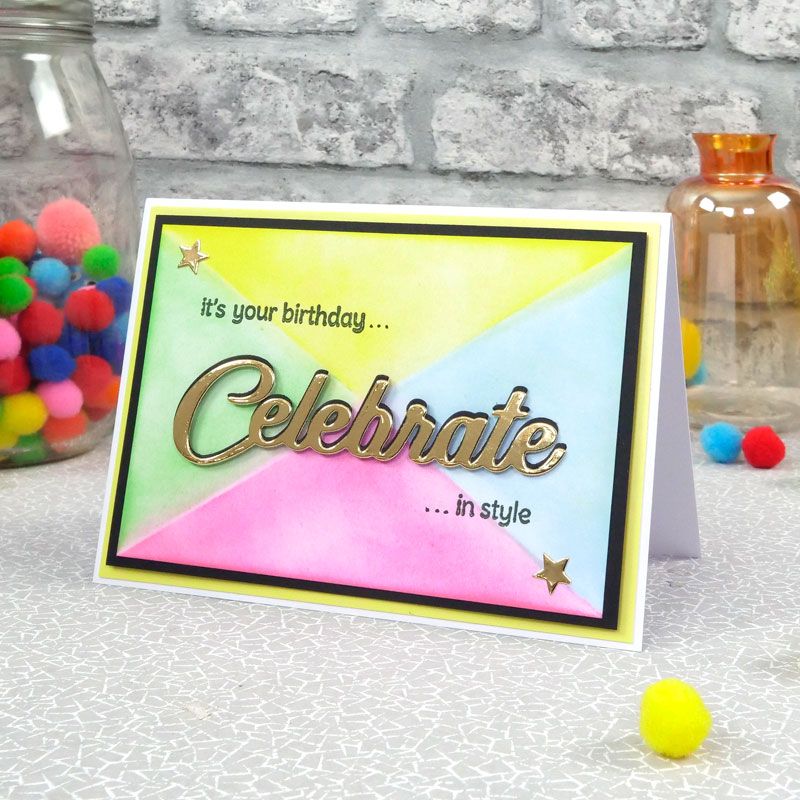 Moonstone Stamp & Die Combos - Essential Words - Celebrate