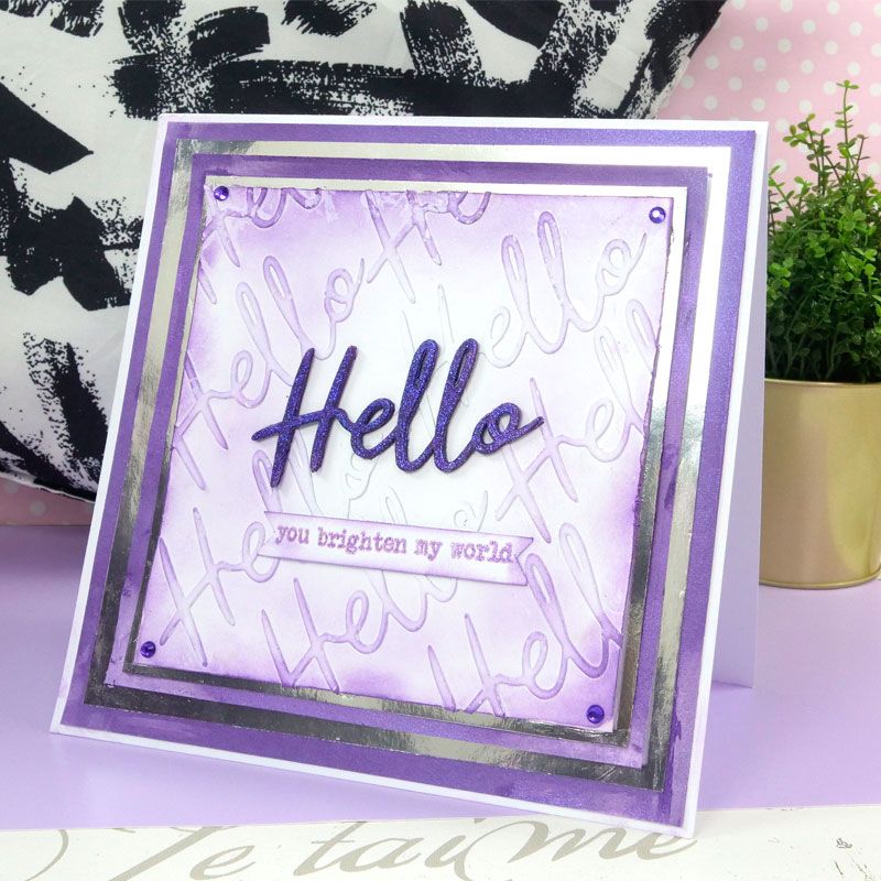 Moonstone Stamp & Die Combos - Essential Words - Hello
