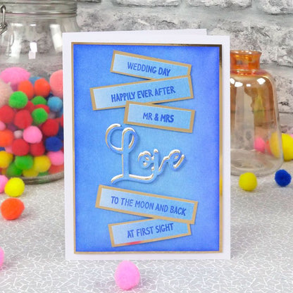 Moonstone Stamp & Die Combos - Essential Words - Love