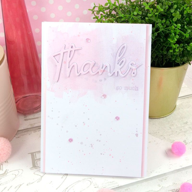 Moonstone Stamp & Die Combos - Essential Words - Thanks