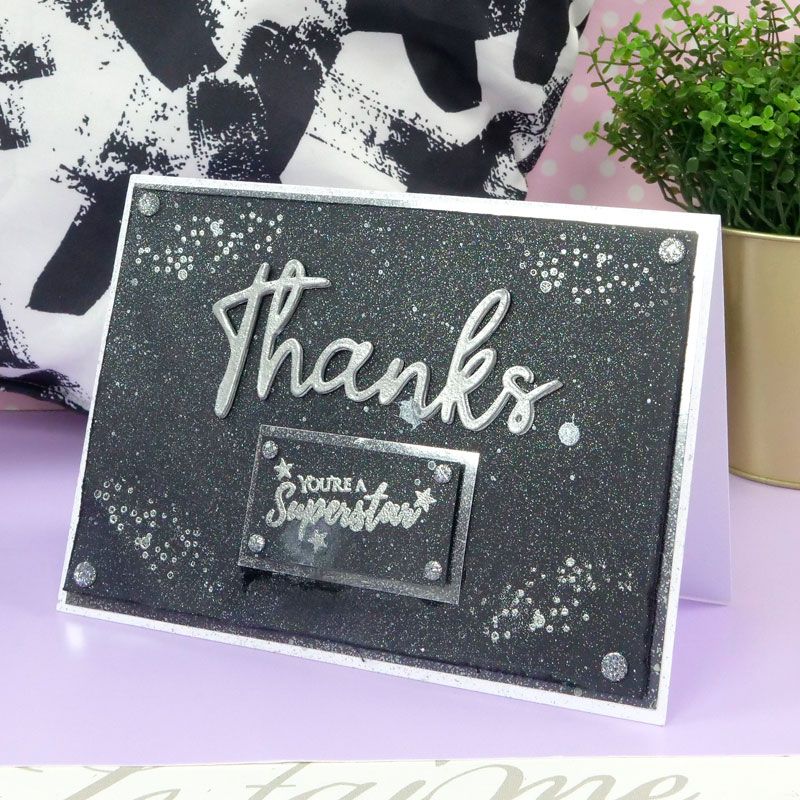 Moonstone Stamp & Die Combos - Essential Words - Thanks