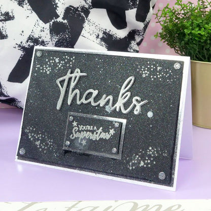 Moonstone Stamp & Die Combos - Essential Words - Thanks