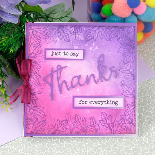 Moonstone Stamp & Die Combos - Essential Words - Thanks