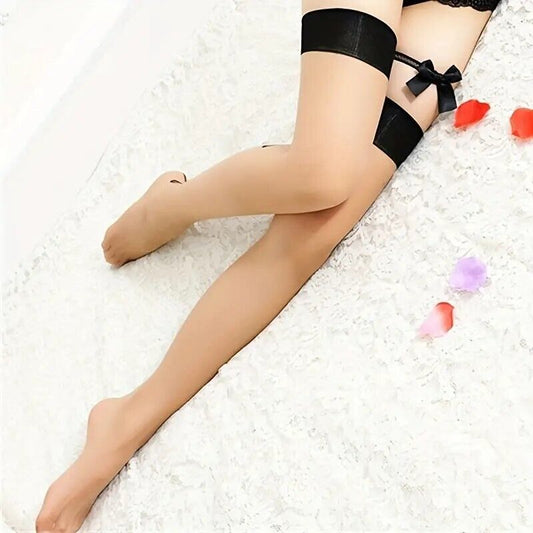 Love Seam Thigh High Stockings