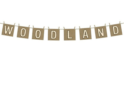 DIY Woodland Banner