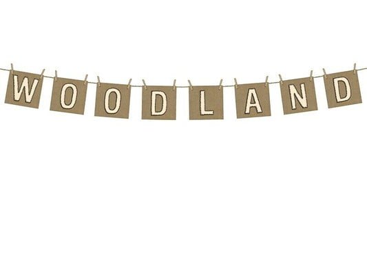 DIY Woodland Banner