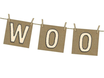 DIY Woodland Banner
