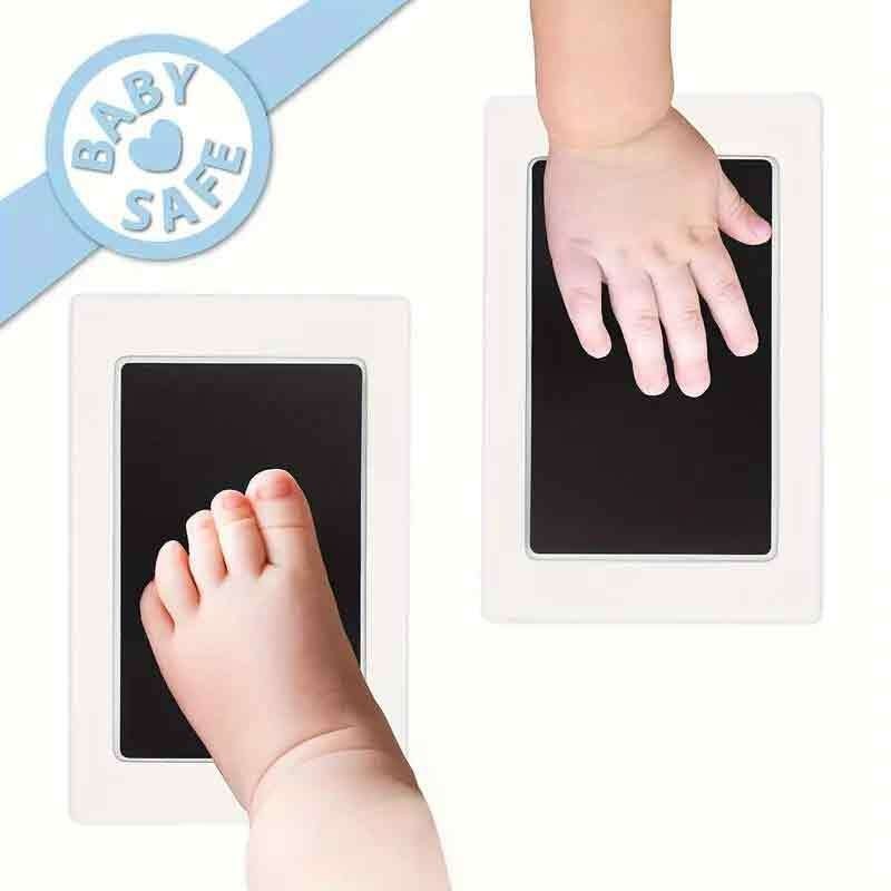 Cherished Footprint / Handprint Paw Print Kit - Safe & Mess-Free Ink Pad - Babies & Small Pets