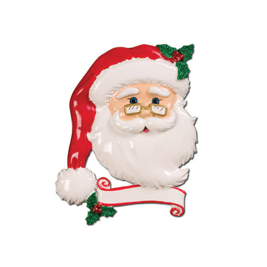 Jolly Santa Personalised Christmas Ornament