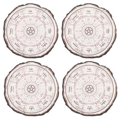 Wheel of the Year Coaster Set