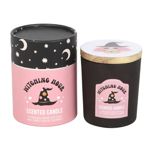 Witching Hour Plum and Black Cherry Candle