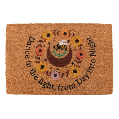 Natural Bee Radiant Doormat