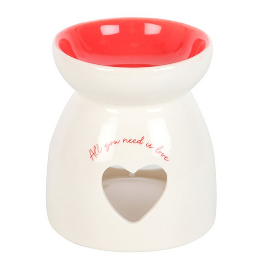 All You Need is Love Heart Oil Burner and Wax Warmer
