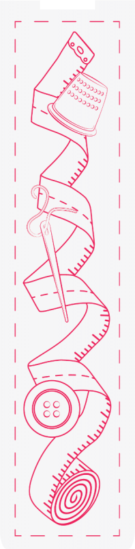 Sara Signature Crafty Fun 7'' x 1.5'' Embossing Folder - Crafty Notions