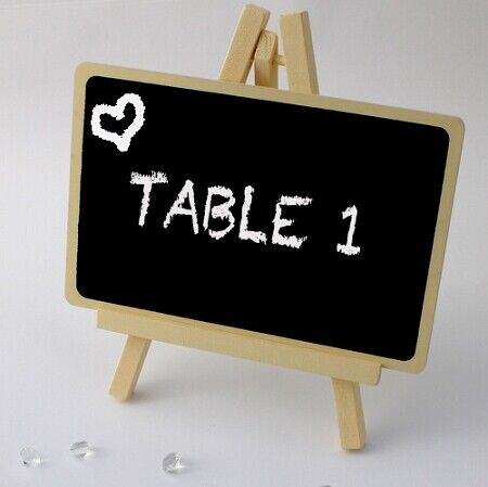 Large Table Blackboard & Easel