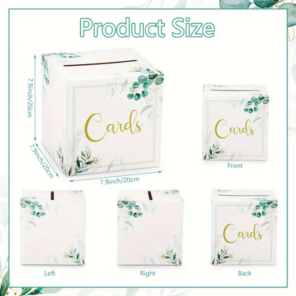 Elegant Paper Card Box for Weddings, Graduations, Birthdays & More