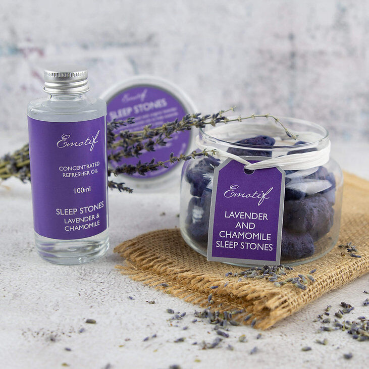Aromatherapy Sleep Stones ~ Gift Set ~ Refresher OIl