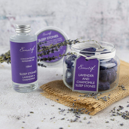 Aromatherapy Sleep Stones ~ Gift Set ~ Refresher OIl