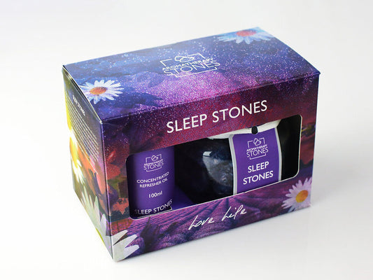 Aromatherapy Sleep Stones ~ Gift Set ~ Refresher OIl
