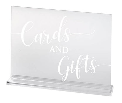 Clear Acrylic Wedding Signs