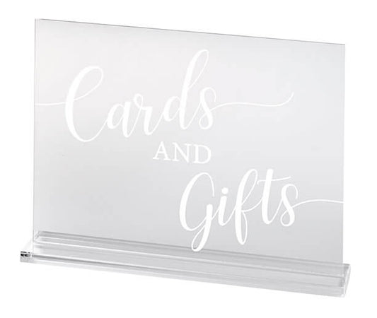 Clear Acrylic Wedding Signs