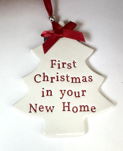 First Christmas in ... Our / Your ... New Home Christmas Decoration