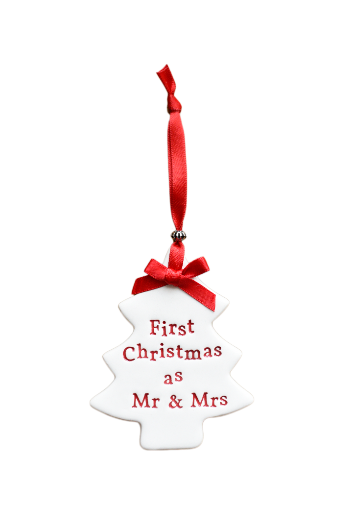 First Christmas as ... Christmas Decoration - Mr/Mrs, Mrs/Mrs, Mr/Mr