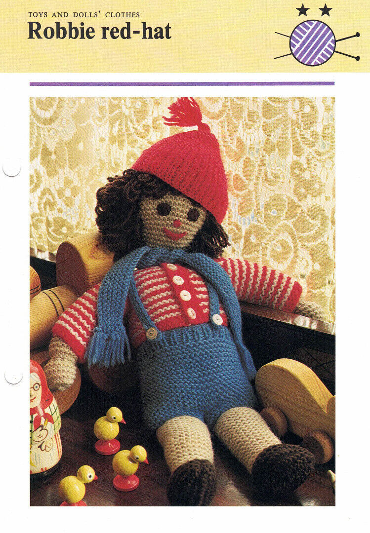Vintage Hamlyn Knitting Patterns - Toys & Dolls Clothes