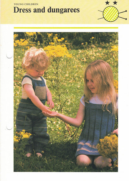 Vintage Hamlyn Knitting Patterns for Young Children - Girls Clothing