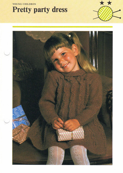 Vintage Hamlyn Knitting Patterns for Young Children - Girls Clothing