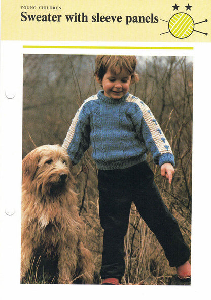 Vintage Hamlyn Knitting Patterns for Young Children - Sweaters & Jumpers