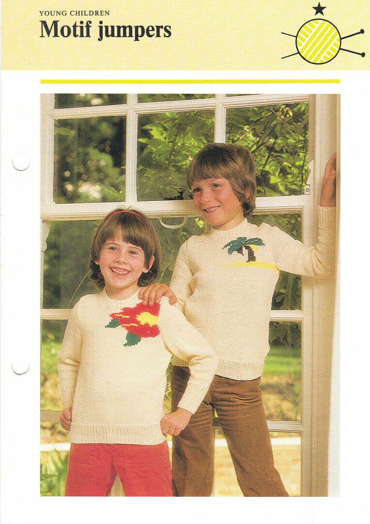 Vintage Hamlyn Knitting Patterns for Young Children - Sweaters & Jumpers