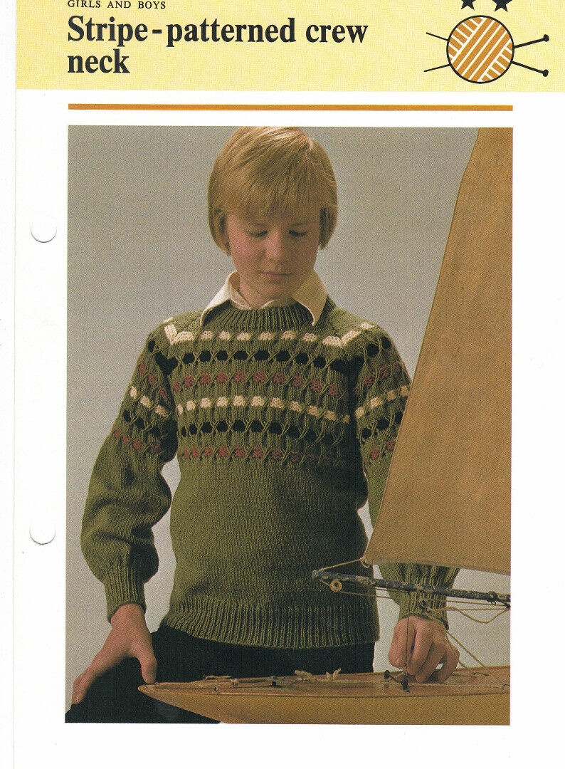 Vintage Hamlyn Knitting Patterns for Boys