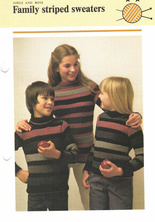 Vintage Hamlyn Knitting Patterns for Girls & Boys