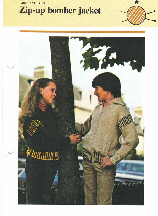 Vintage Hamlyn Knitting Patterns for Girls & Boys - Jackets