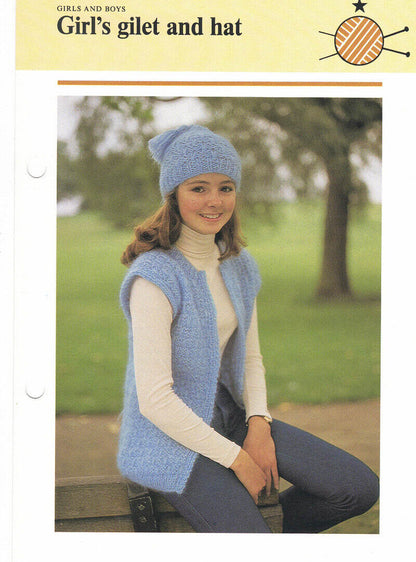 Vintage Hamlyn Knitting Patterns for Girls & Boys - Jackets