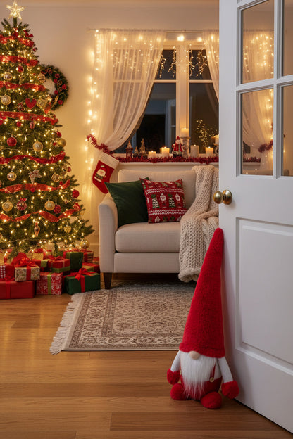 Large Christmas Gonk Doorstop