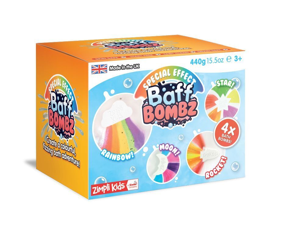 Zimpli Kids Special Effect Baff Bombz Bath Toy