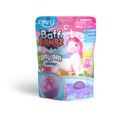 Zimpli Kids Large Unicorn Surprise Bath Bomb