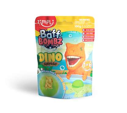 Zimpli Kids Large Dino Surprise Bath Bomb
